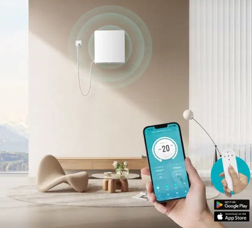 Romventilator - Arida Venti 160 WiFi stille - Hvit